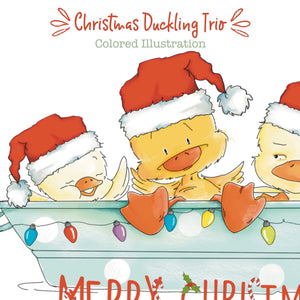 Christmas Duckling Trio