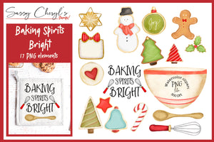 Baking Spirits Bright Baking/Christmas Cookie Bundle