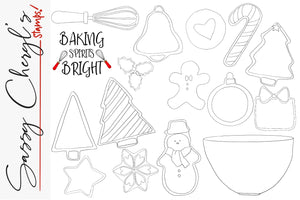 Baking Spirits Bright Baking/Christmas Cookie Bundle