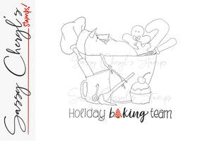 Holiday Baking Team Snowman