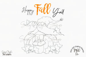 Happy Fall Y'all Pumpkin Gnome