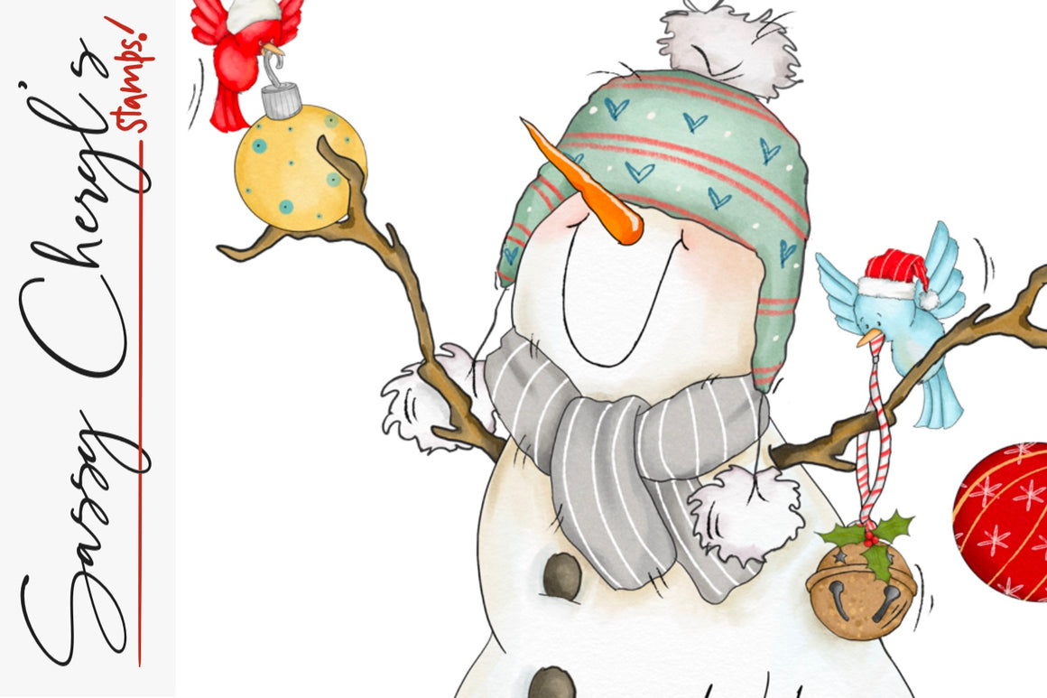 Wishing You Peace, Joy & Love Snowman